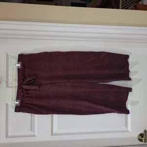 Jockey casual crop L maroon